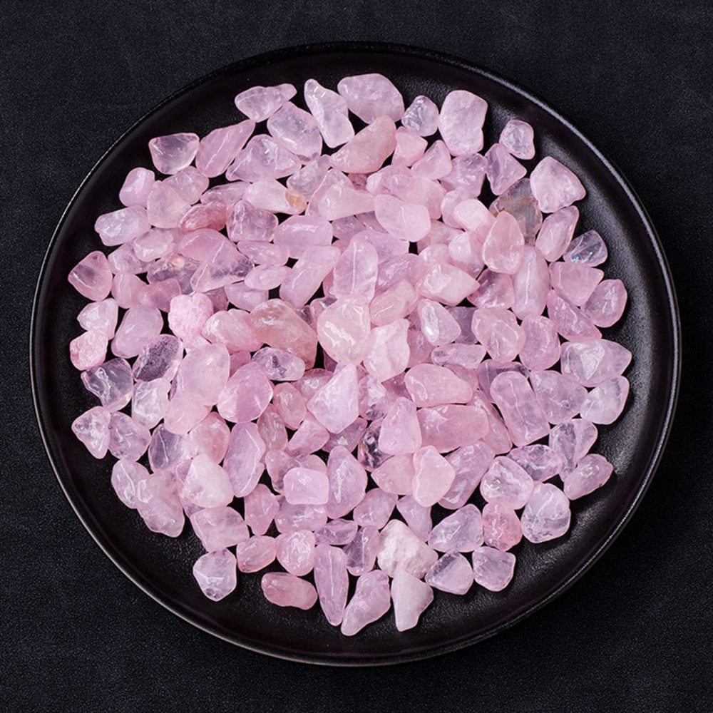 Chip Rose Quartz Beads for Home Decoration & Decor Making Jewelry 100Gram