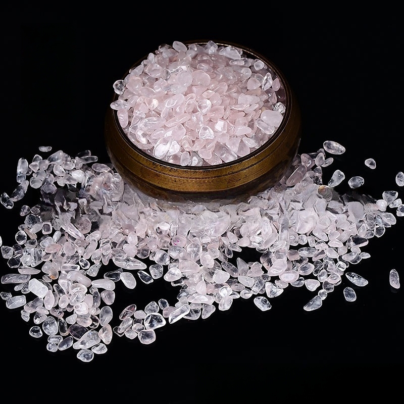 Chip Rose Quartz Beads for Home Decoration & Decor Making Jewelry 100Gram