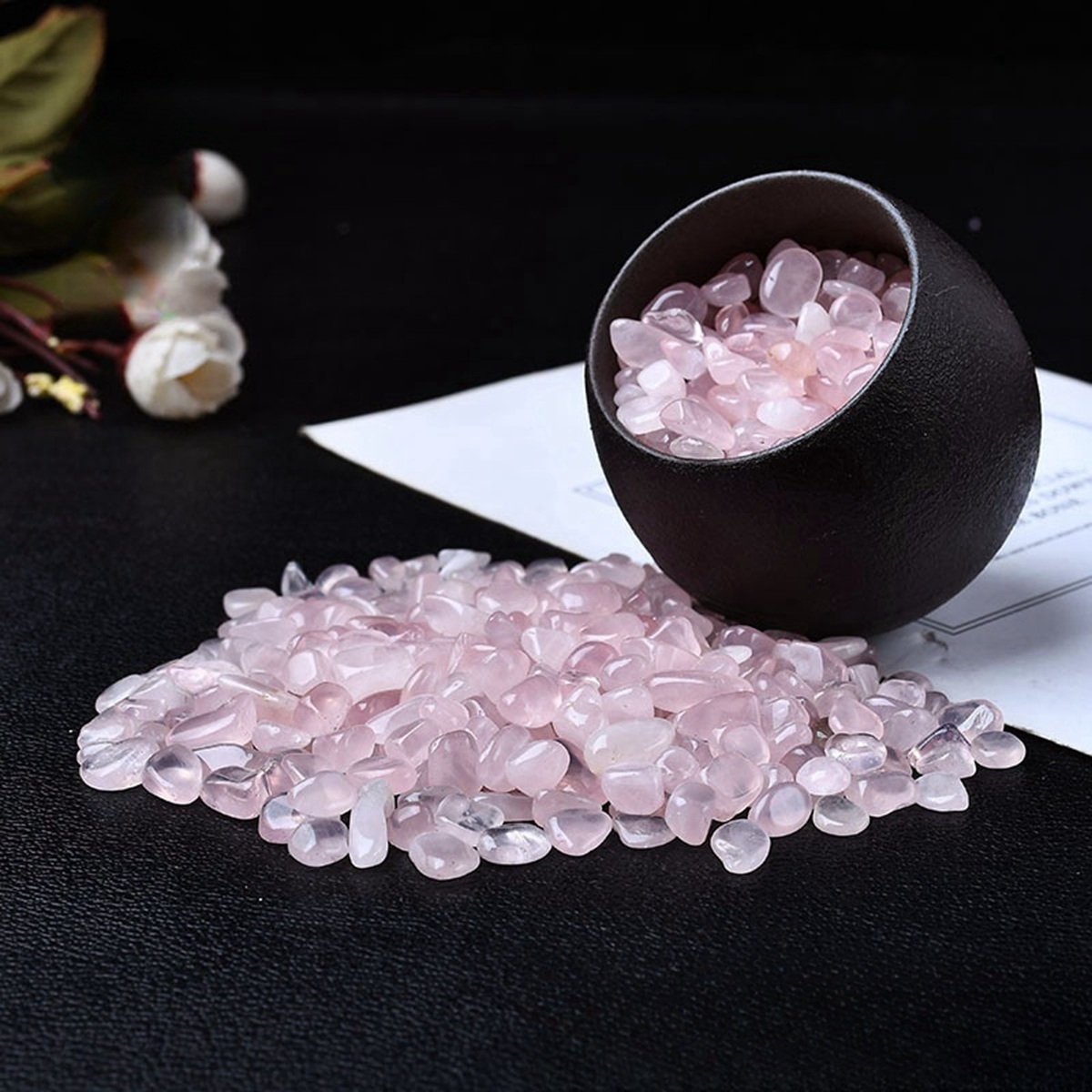 Chip Rose Quartz Beads for Home Decoration & Decor Making Jewelry 100Gram
