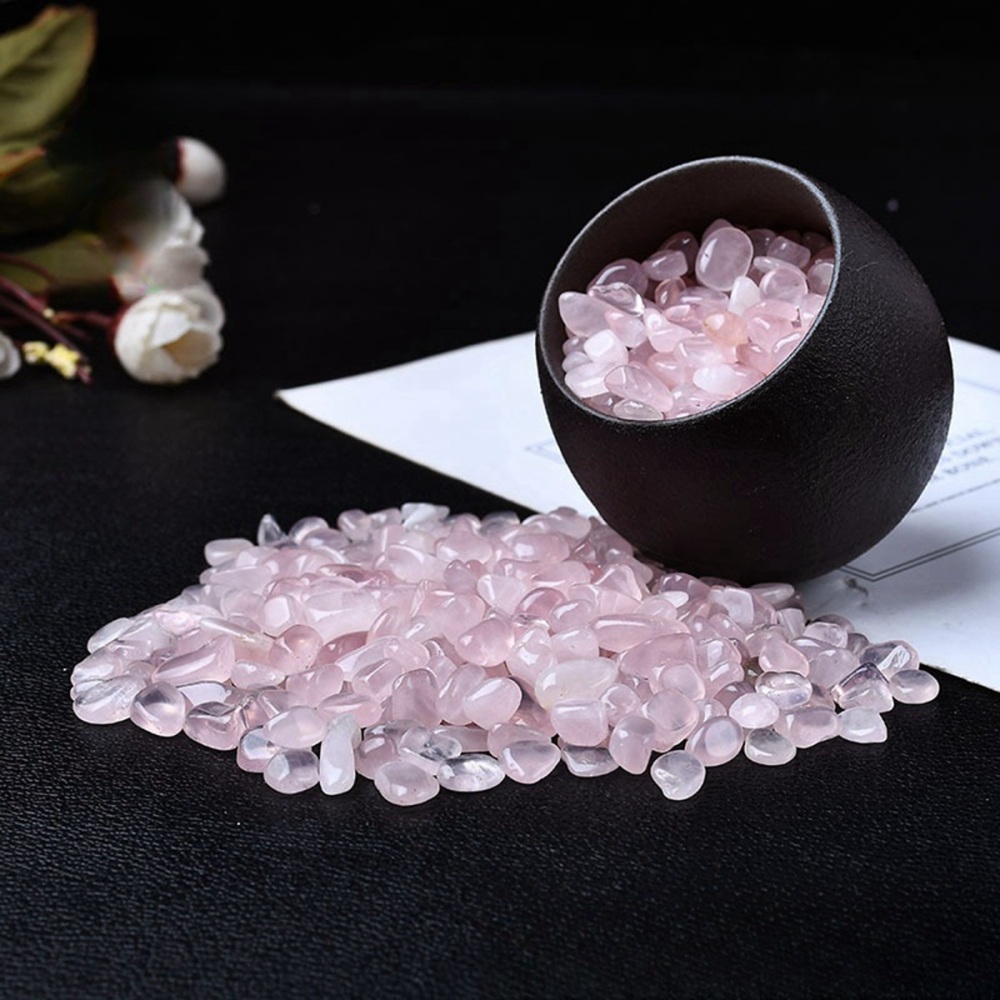 Chip Rose Quartz Beads for Home Decoration & Decor Making Jewelry 100Gram