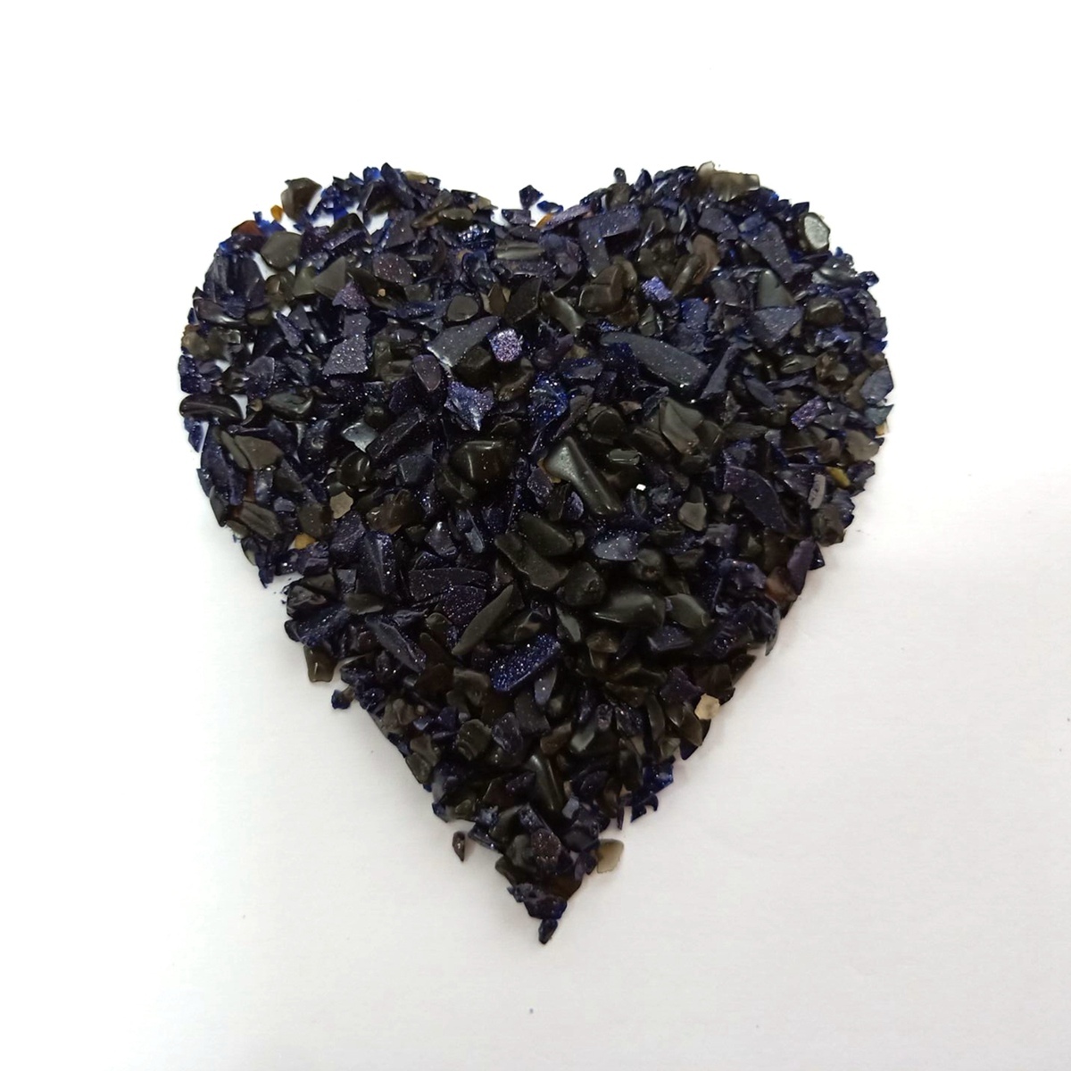 Chip Blue Sandstone Beads for Home Decoration & Decor Making Jewelry 100Gram