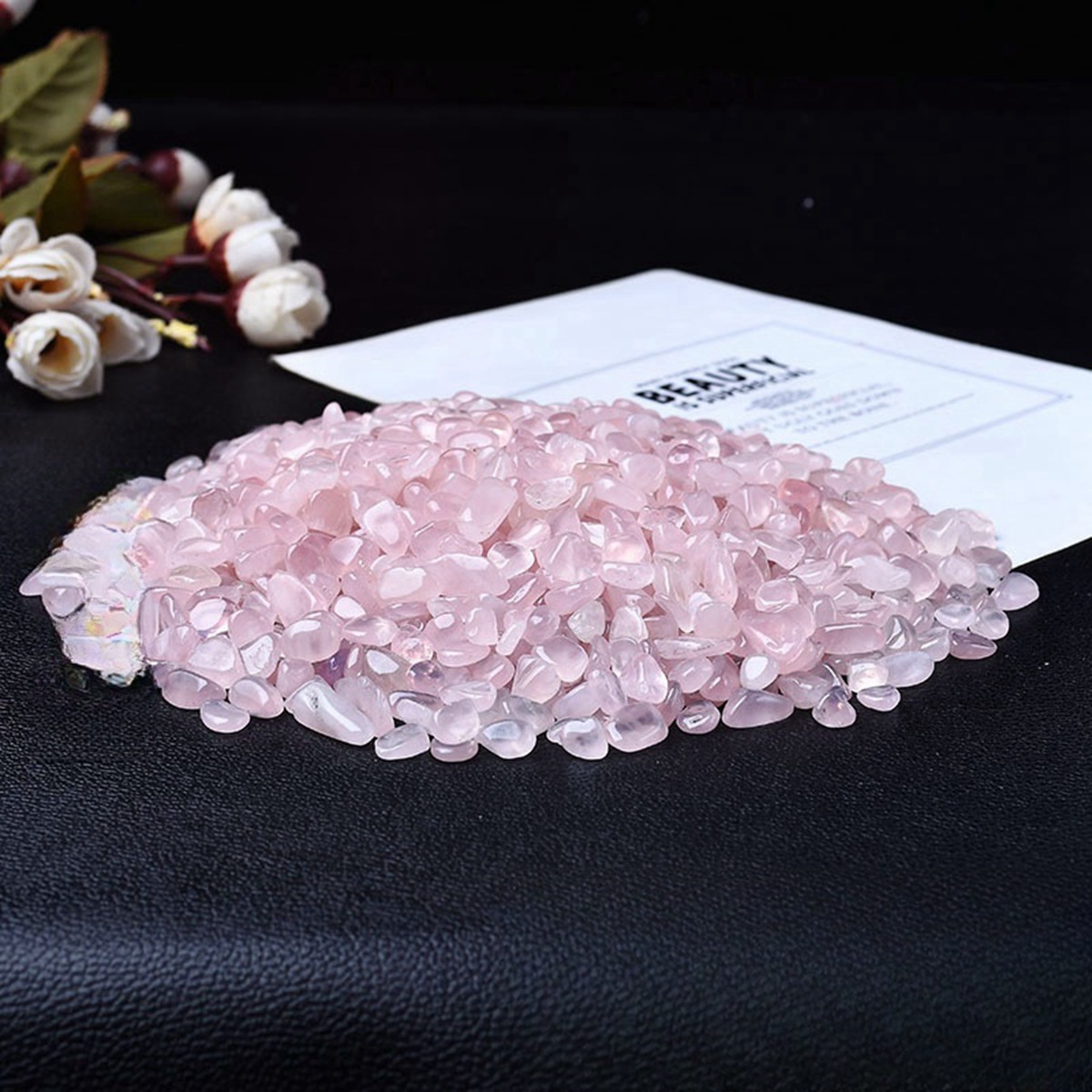 Chip Rose Quartz Beads for Home Decoration & Decor Making Jewelry 100Gram