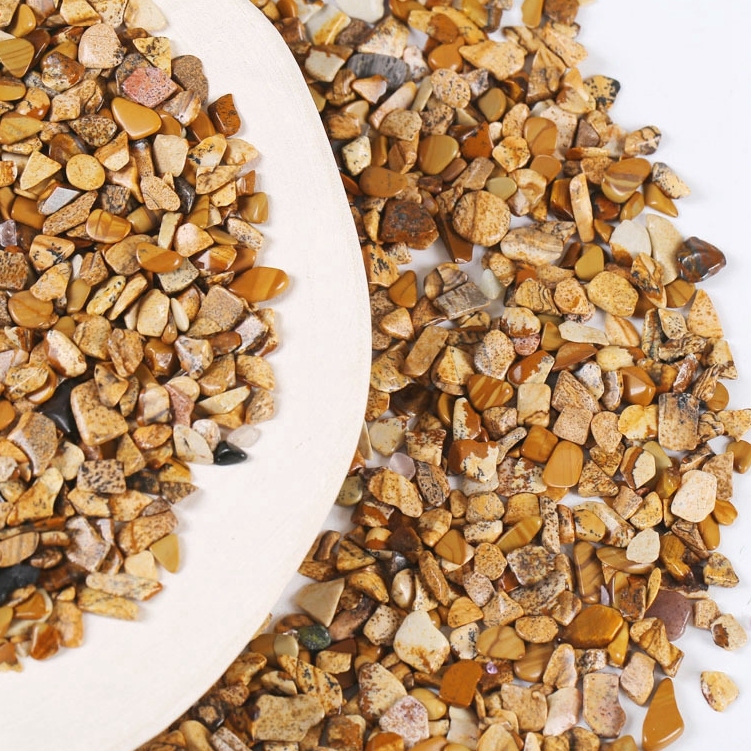 Chip Picture Jasper Beads for Home Decoration & Decor Making Jewelry 100Gram