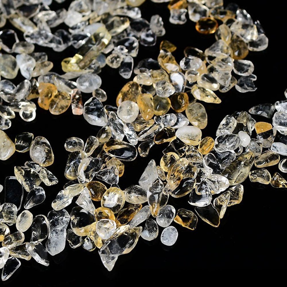 Chip Citrine Beads for Home Decoration & Decor Making Jewelry 100Gram