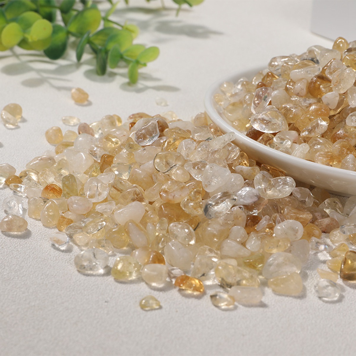 Chip Citrine Beads for Home Decoration & Decor Making Jewelry 100Gram