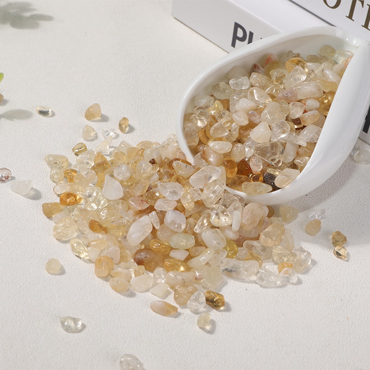 Chip Citrine Beads for Home Decoration & Decor Making Jewelry 100Gram