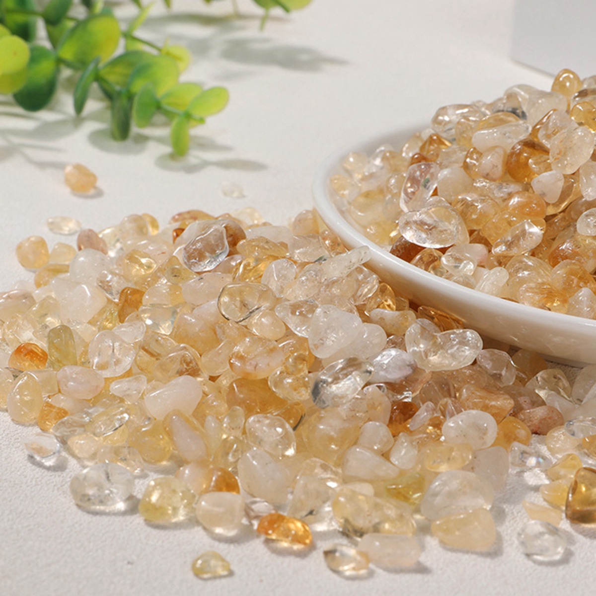 Chip Citrine Beads for Home Decoration & Decor Making Jewelry 100Gram