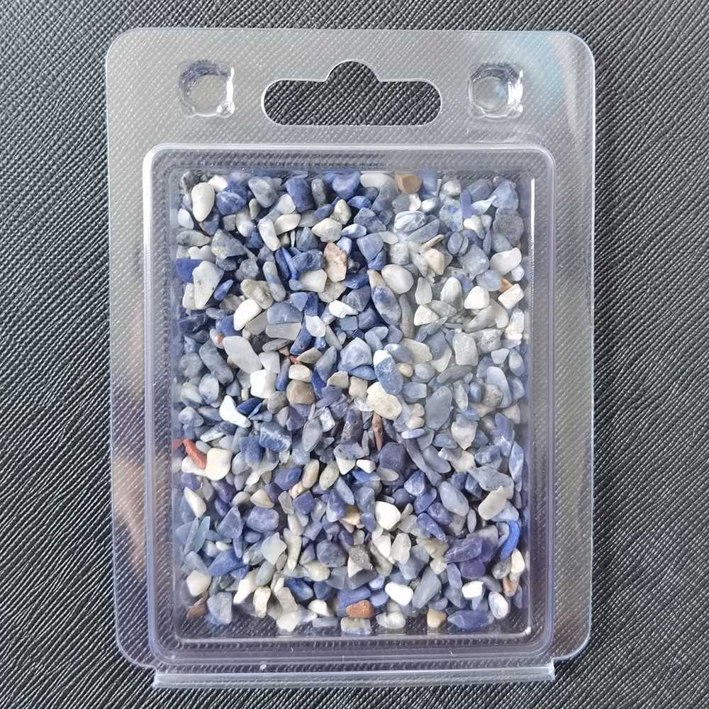 Chip Sodalite Beads for Home Decoration & Decor Making Jewelry 100Gram in Plastic Box