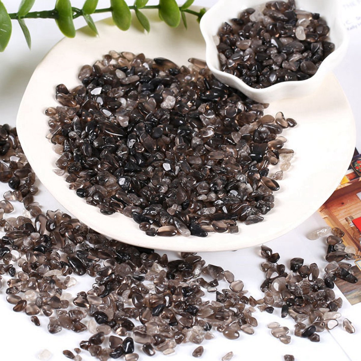 Chip Smoky Quartz Beads for Home Decoration & Decor Making Jewelry 100Gram