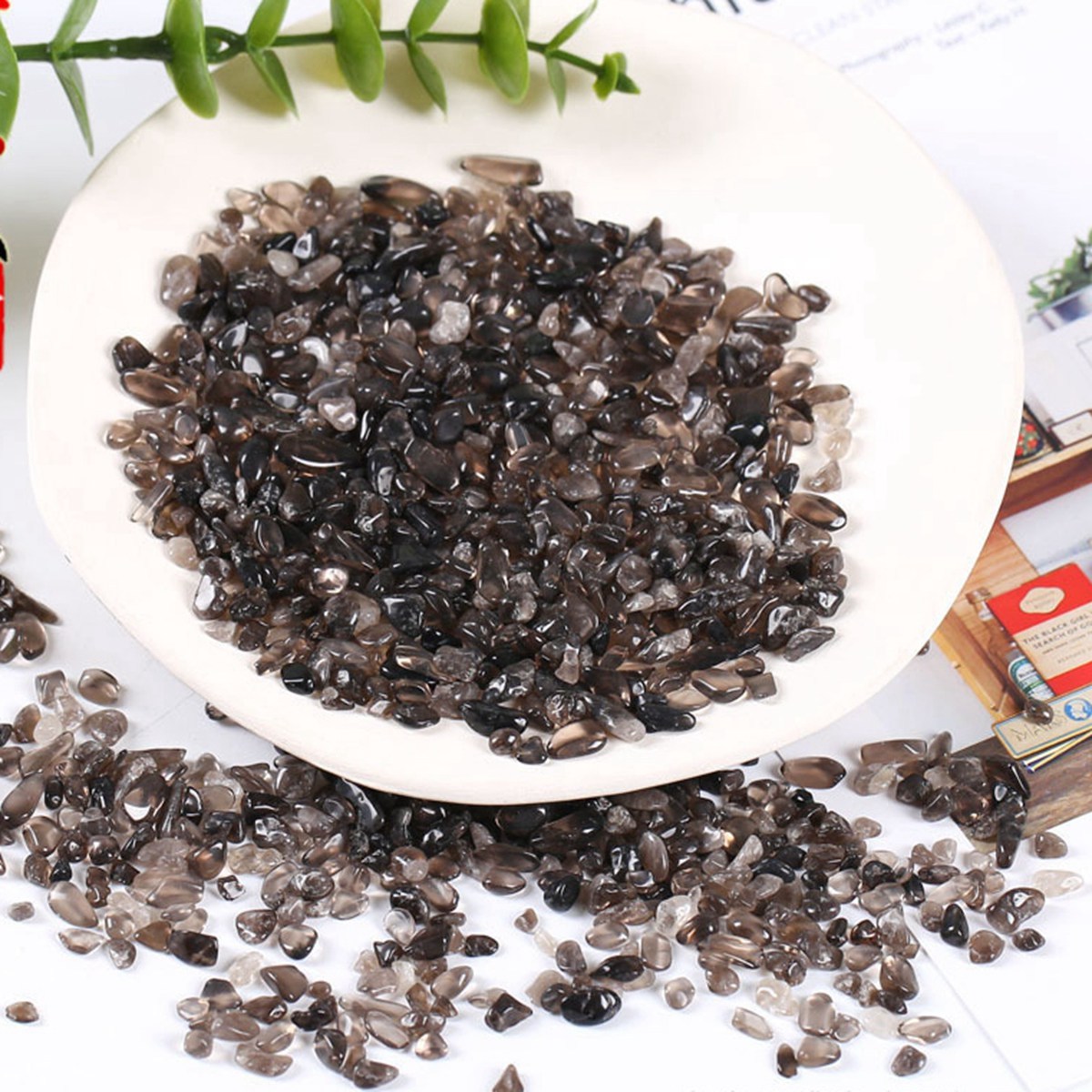 Chip Smoky Quartz Beads for Home Decoration & Decor Making Jewelry 100Gram