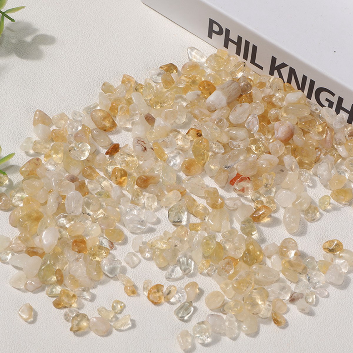 Chip Citrine Beads for Home Decoration & Decor Making Jewelry 100Gram