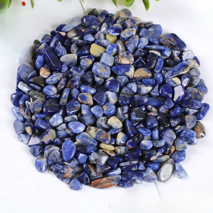 Chip Sodalite Beads for Home Decoration & Decor Making Jewelry 100Gram