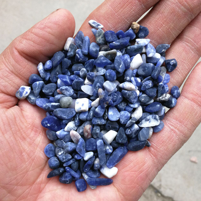 Chip Sodalite Beads for Home Decoration & Decor Making Jewelry 100Gram