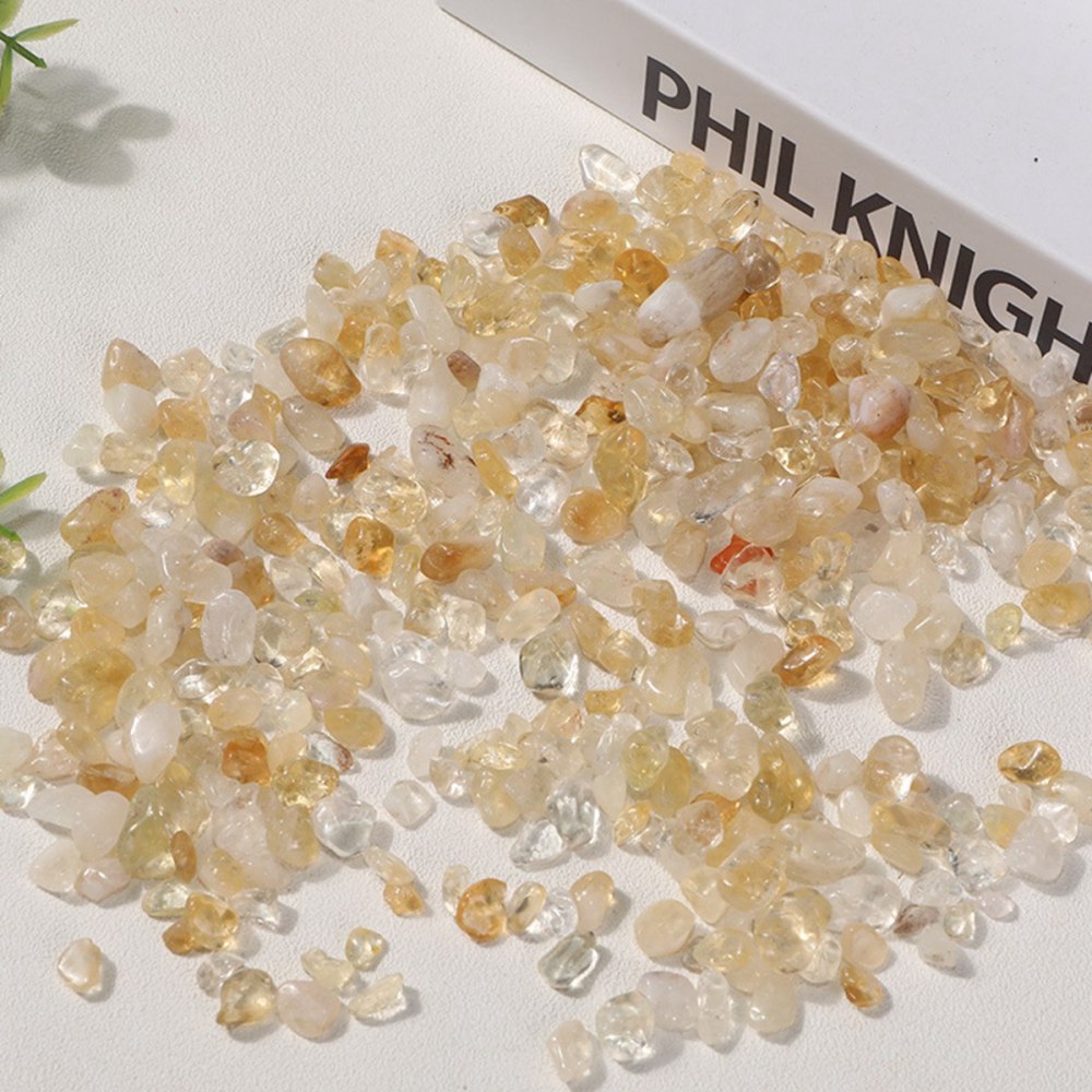 Chip Citrine Beads for Home Decoration & Decor Making Jewelry 100Gram