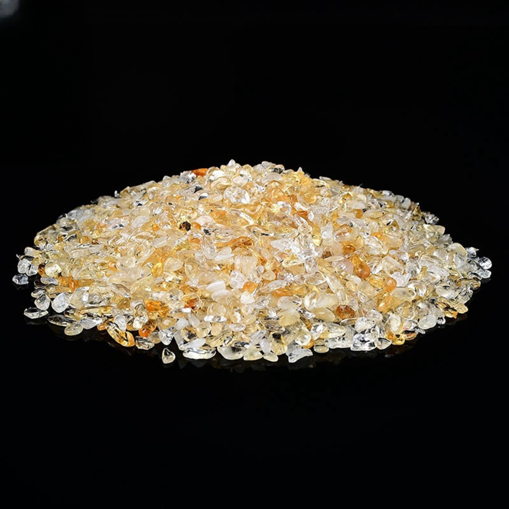 Chip Citrine Beads for Home Decoration & Decor Making Jewelry 100Gram
