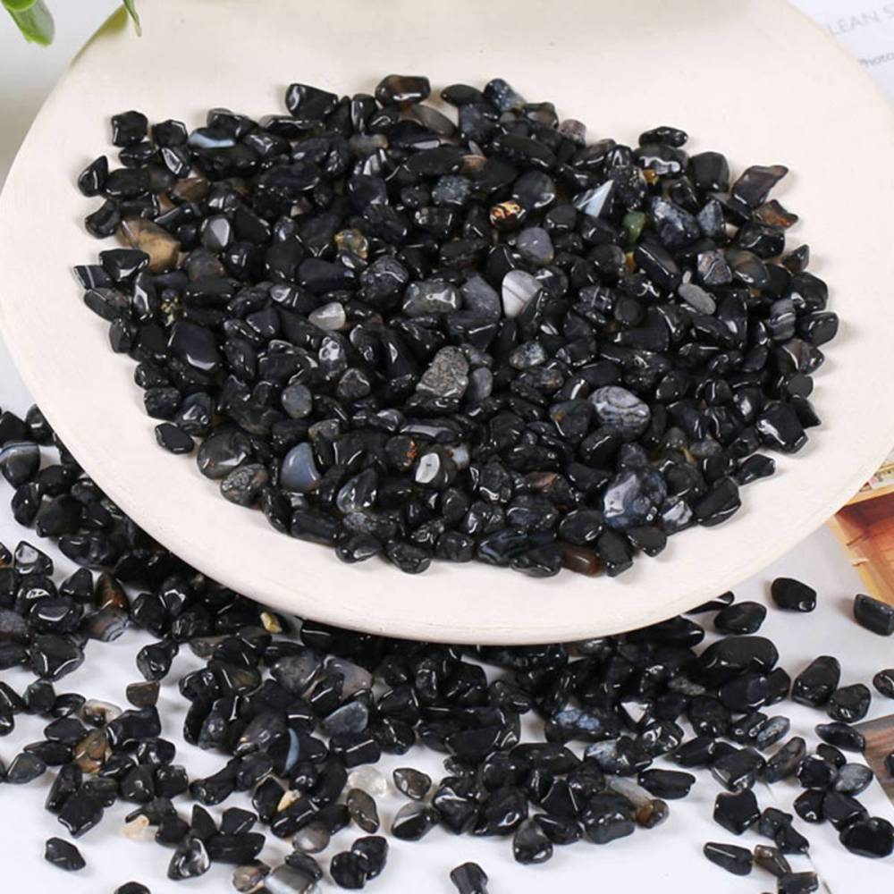 Chip Black Onyx Beads for Home Decoration & Decor Making Jewelry 100Gram