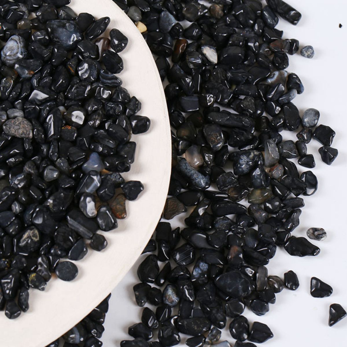 Chip Black Onyx Beads for Home Decoration & Decor Making Jewelry 100Gram