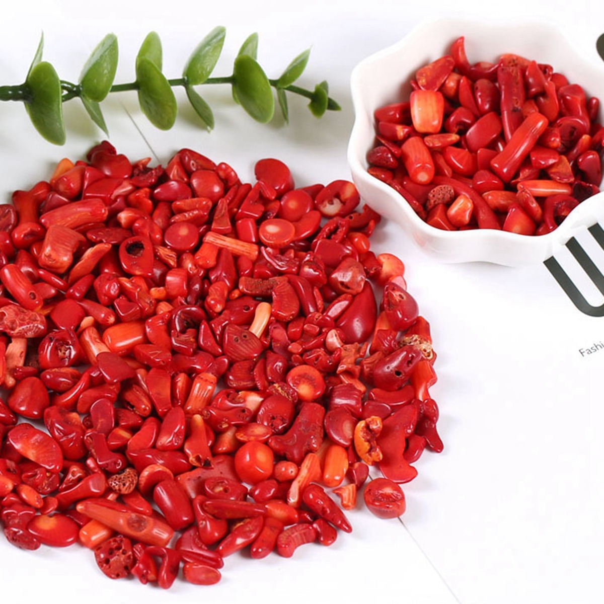 Chip Red Coral Beads for Home Decoration & Decor Making Jewelry 100Gram