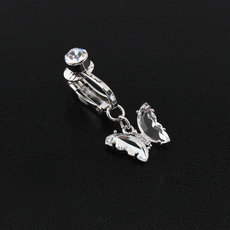 Stainless Steel Cubic Zirconia Barbell Stud Body Belly Navel Piercing Jewelry For Women Girls