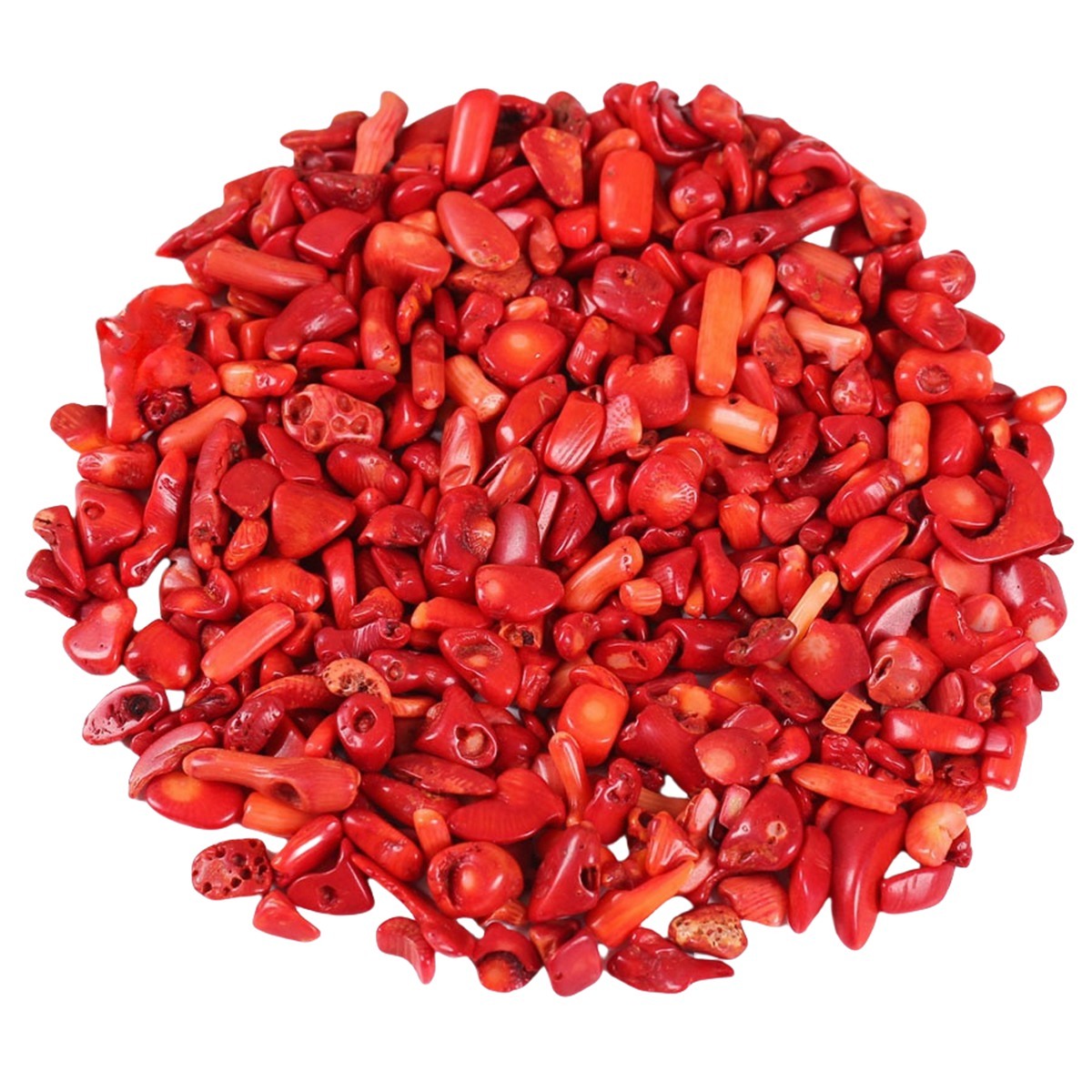 Chip Red Coral Beads for Home Decoration & Decor Making Jewelry 100Gram