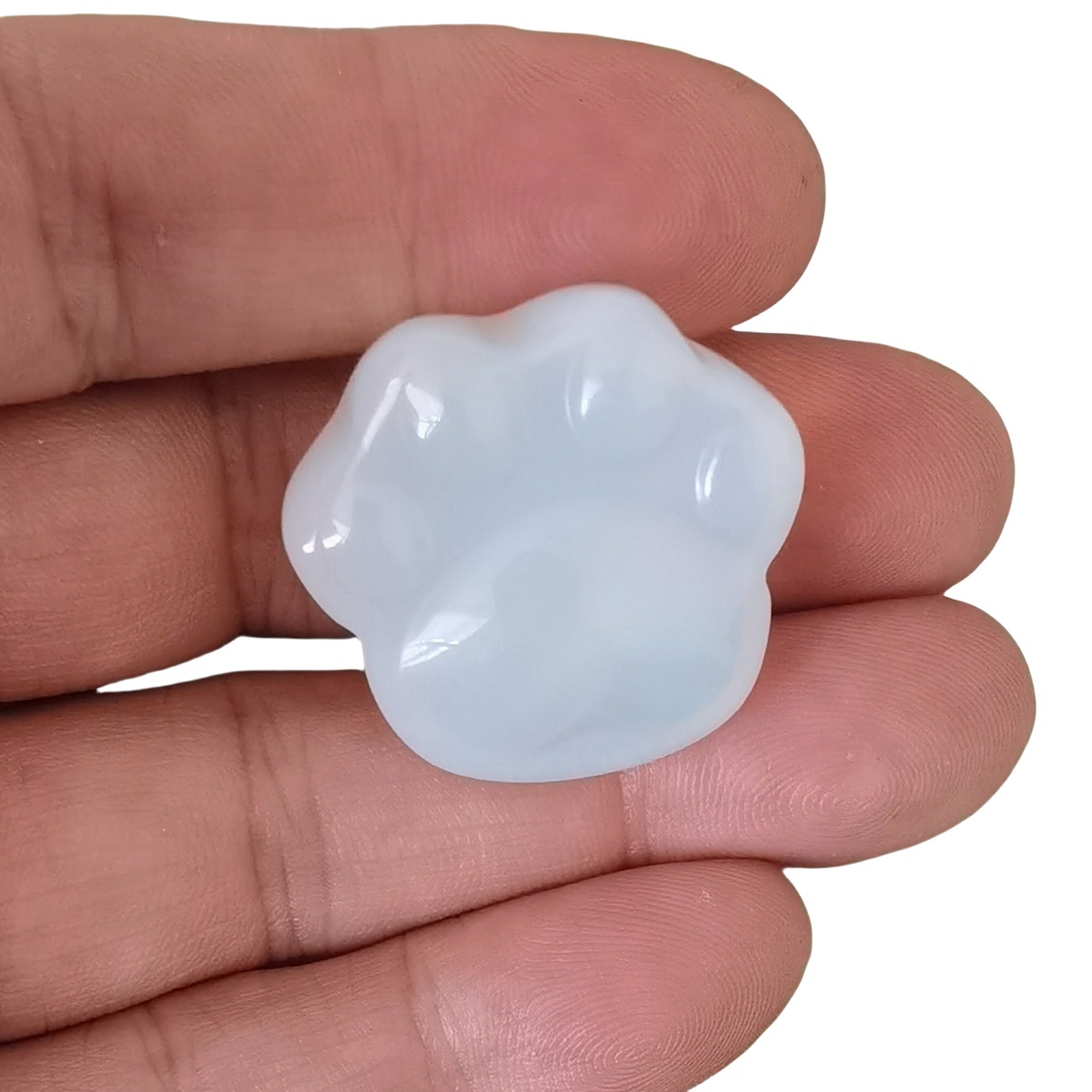 Opal Cat Paw Gemstone for Home Decor 28x30mm Handmade Craved Gemstone Animal Hand Claw Reiki Healing Treatment Gemstone Ornament