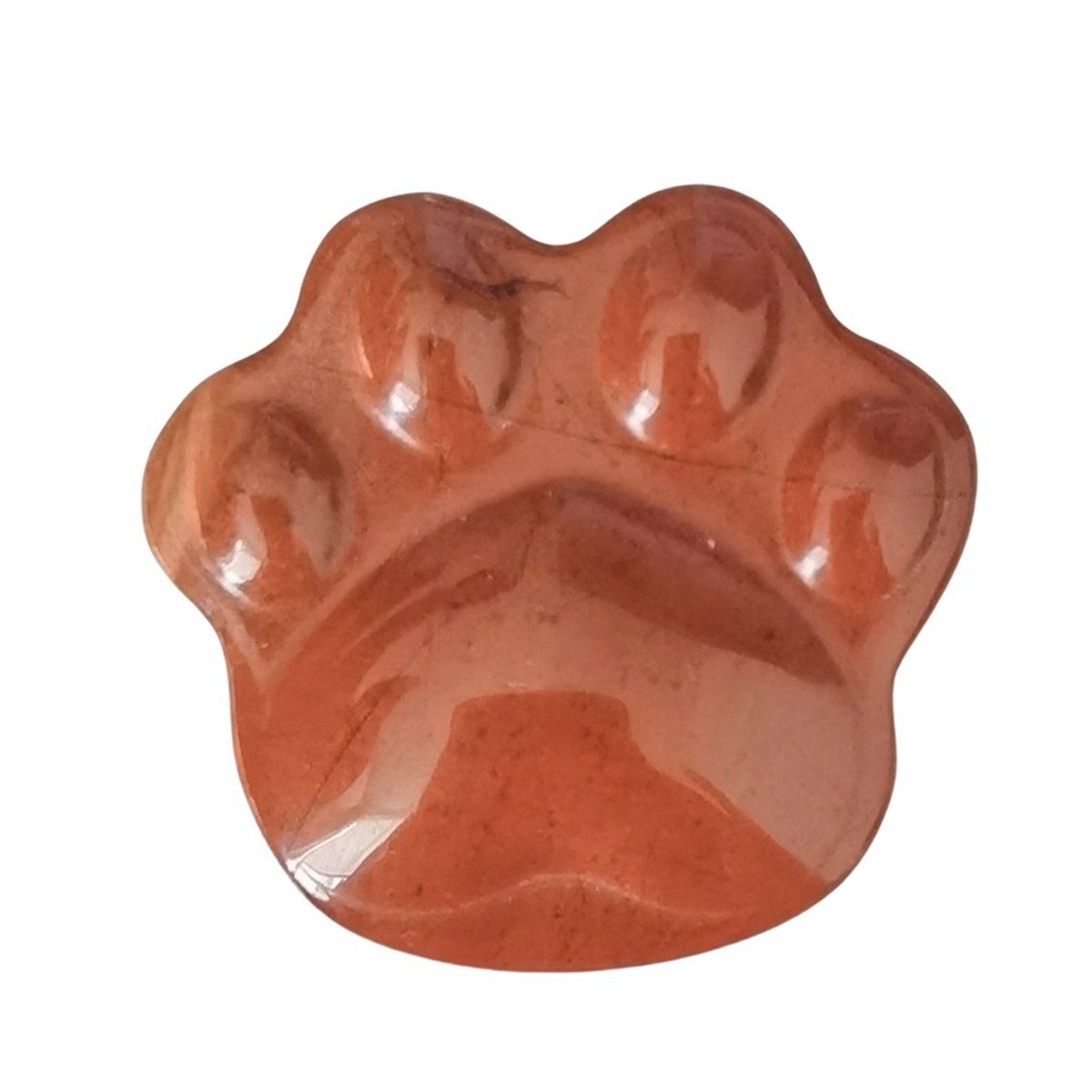 Cat Paw Gemstone for Home Decor 28x30mm Handmade Craved Gemstone Animal Hand Claw Reiki Healing Treatment Gemstone Ornament