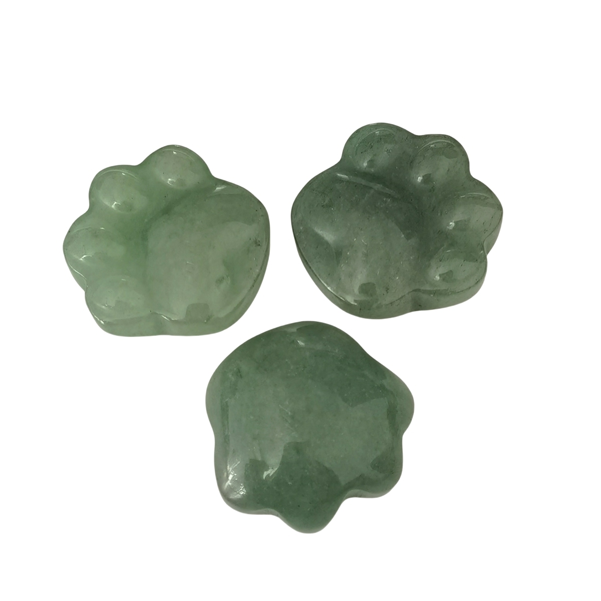 Cat Paw Gemstone for Home Decor 28x30mm Handmade Craved Gemstone Animal Hand Claw Reiki Healing Treatment Gemstone Ornament