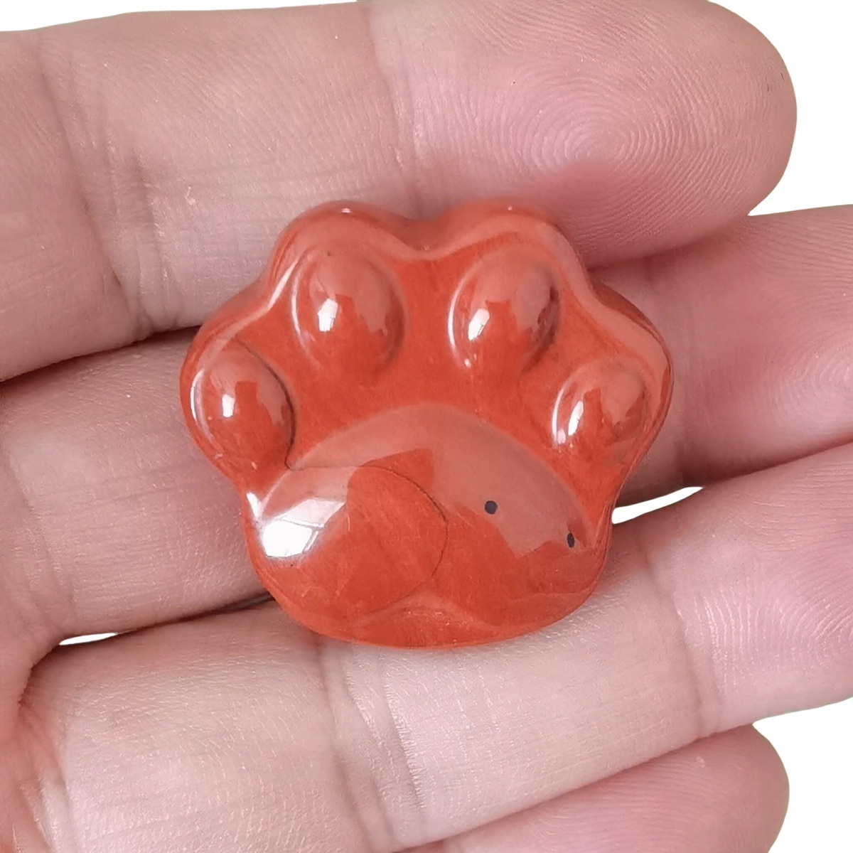 Cat Paw Gemstone for Home Decor 28x30mm Handmade Craved Gemstone Animal Hand Claw Reiki Healing Treatment Gemstone Ornament