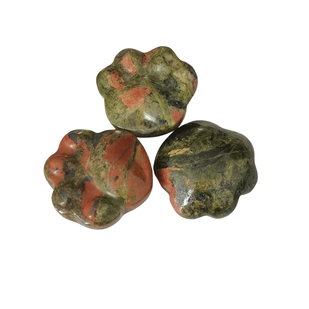 Cat Paw Gemstone for Home Decor 28x30mm Handmade Craved Gemstone Animal Hand Claw Reiki Healing Treatment Gemstone Ornament