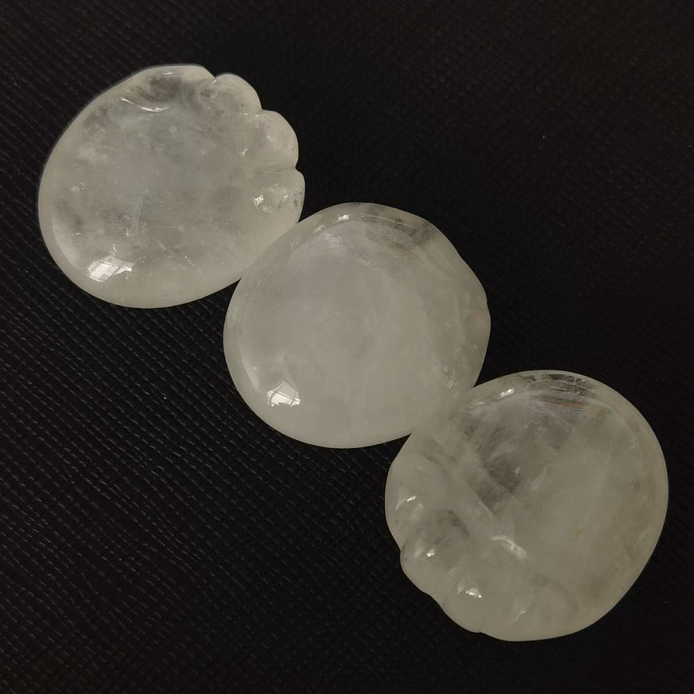 Quartz Crystal Children Foot Palm Gemstone for Decor Handmade Craved Reiki Healing Treatment Gemstone Ornament