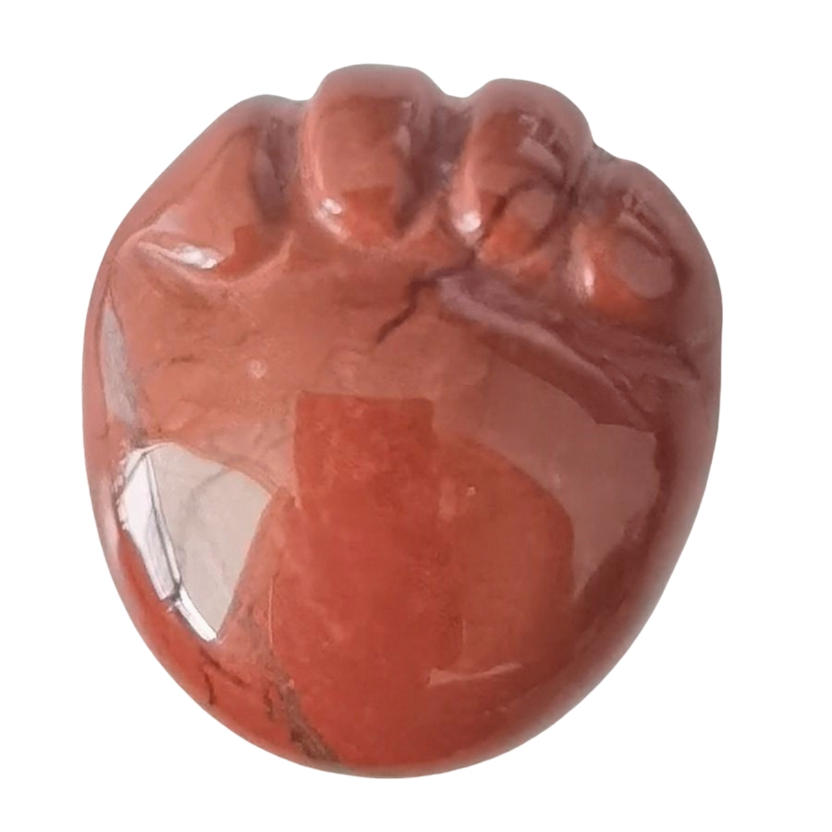 Children Foot Palm Gemstone for Decor Handmade Craved Reiki Healing Treatment Gemstone Ornament