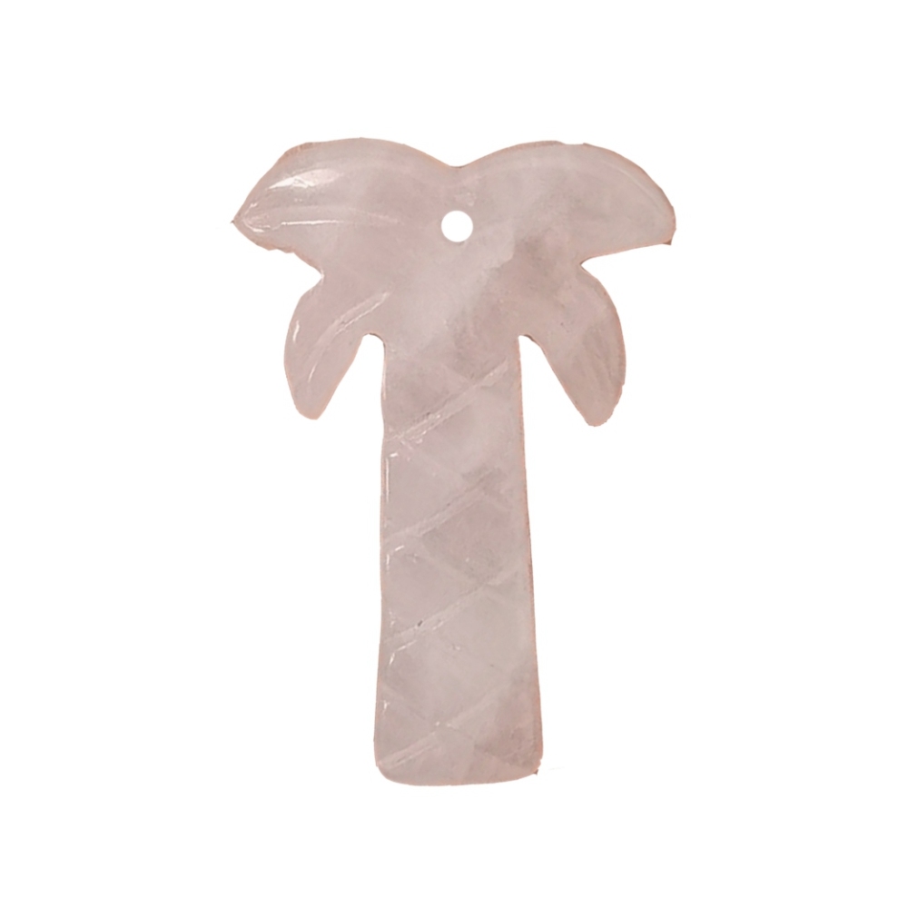 Coconut Tree Stone Pendant for DIY Making Jewelry Necklace hanmade Craved Crystal Collection  20x28mm