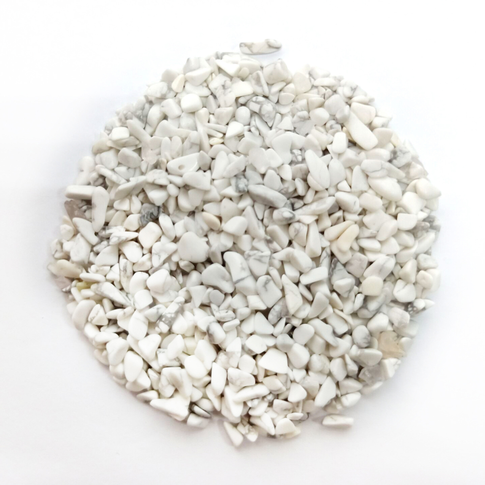 Chip Howlite Turquoise Beads for Home Decoration & Decor Making Jewelry 100Gram Crushed Irregular Tumbled Stone Pieces Beads No hole