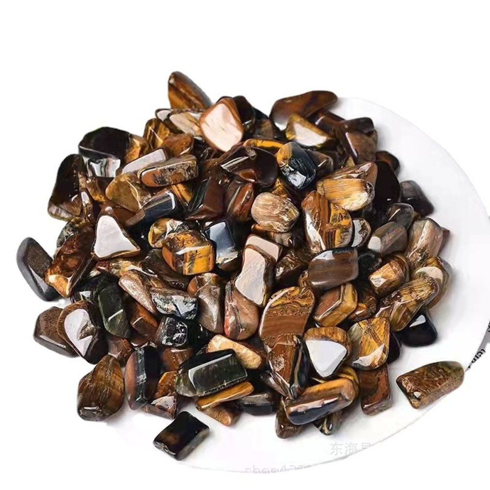 Chip Yellow Tiger's Eye Stone Beads for Home Decoration & Decor Making Jewelry 100Gram Crushed Irregular Tumbled Stone Pieces Beads No hole
