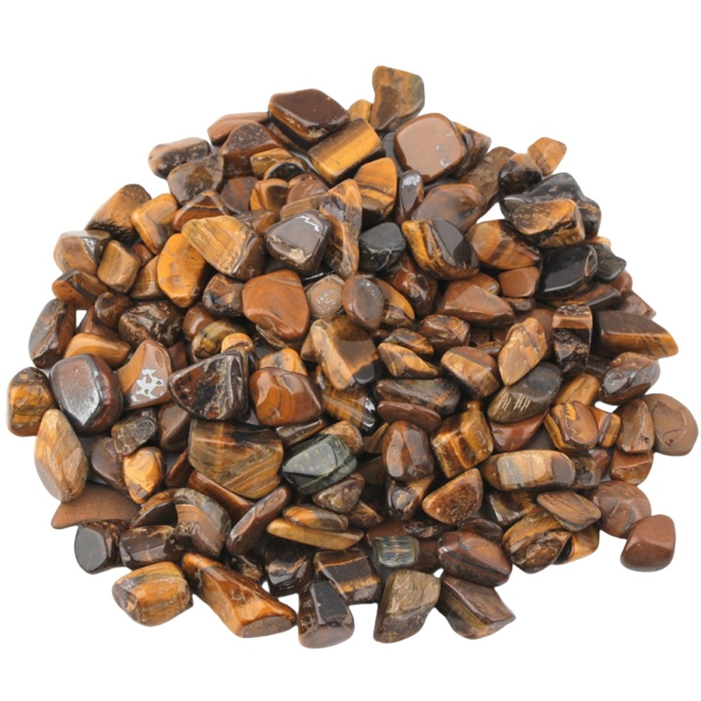 Chip Yellow Tiger's Eye Stone Beads for Home Decoration & Decor Making Jewelry 100Gram Crushed Irregular Tumbled Stone Pieces Beads No hole