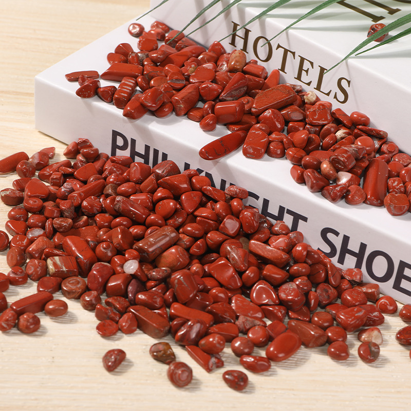 Chip Red Jasper Beads for Home Decoration & Decor Making Jewelry 100Gram Crushed Irregular Tumbled Stone Pieces Beads No hole