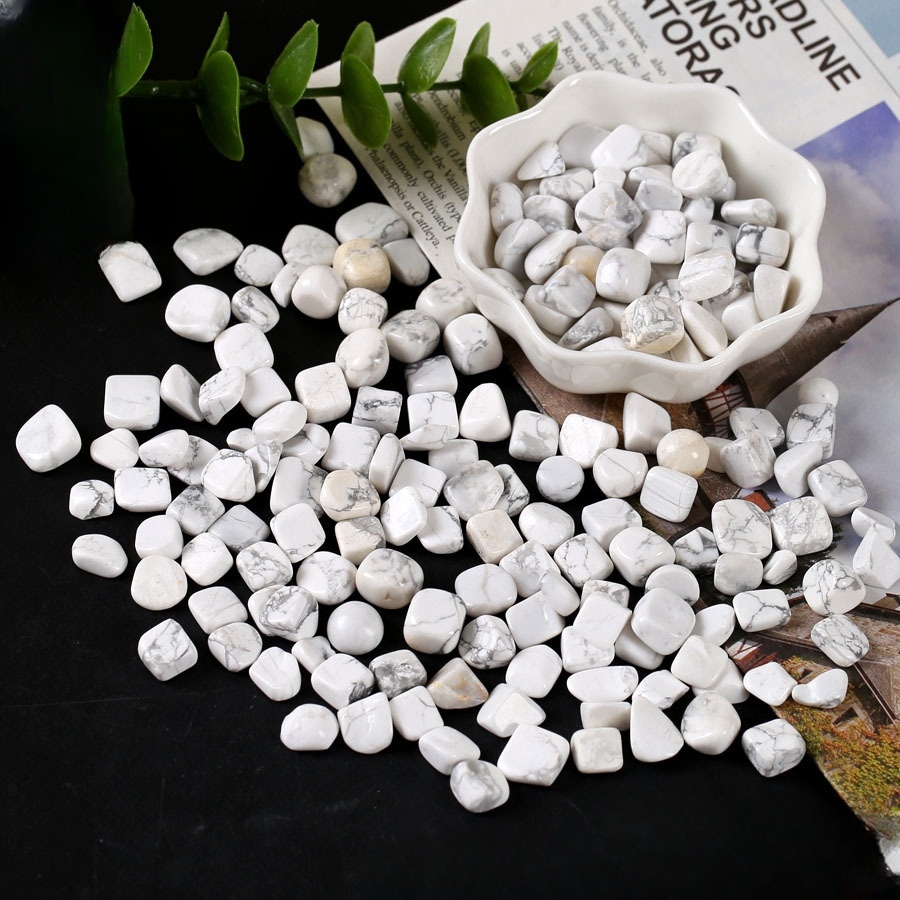 Chip Howlite Turquoise Beads for Home Decoration & Decor Making Jewelry 100Gram Crushed Irregular Tumbled Stone Pieces Beads No hole