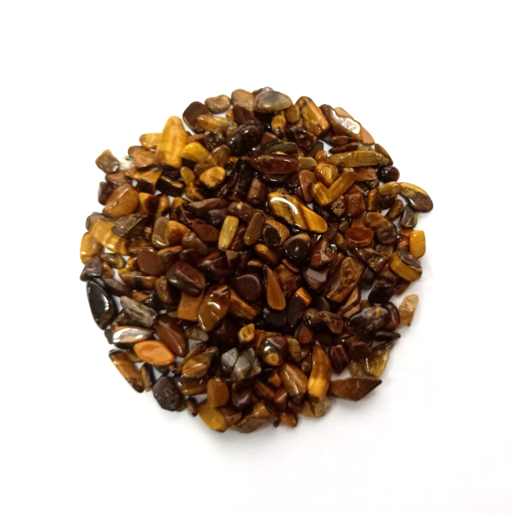 Chip Yellow Tiger's Eye Stone Beads for Home Decoration & Decor Making Jewelry 100Gram Crushed Irregular Tumbled Stone Pieces Beads No hole