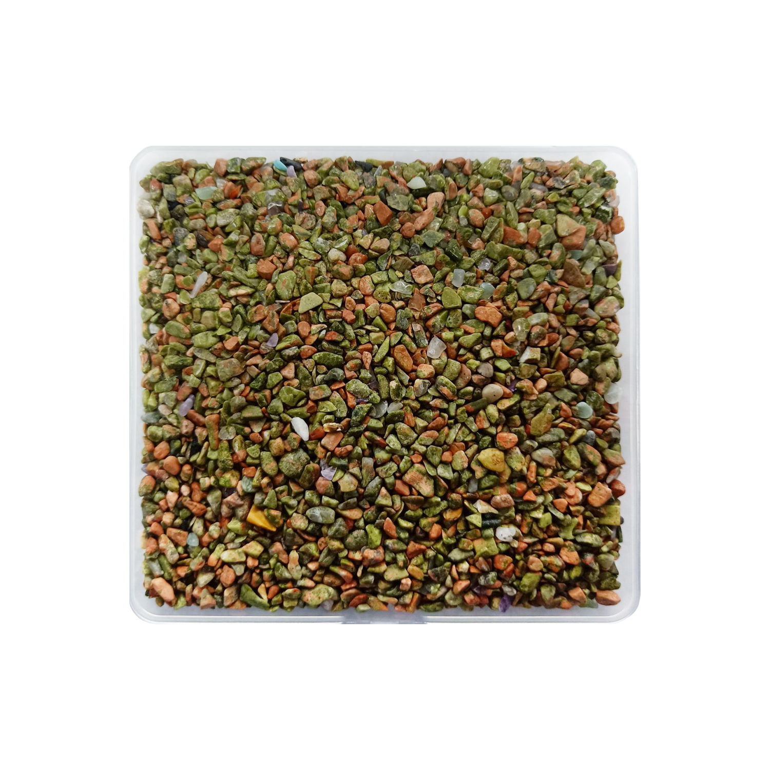 Chip Unakite Beads for Home Decoration & Decor Making Jewelry 100Gram Crushed Irregular Tumbled Stone Pieces Beads No hole