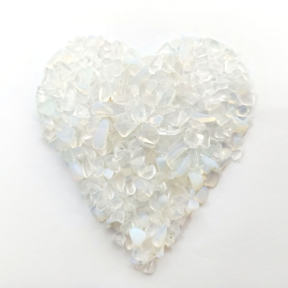 Chip Opal Beads for Home Decoration & Decor Making Jewelry 100Gram Crushed Irregular Tumbled Stone Pieces Beads No hole