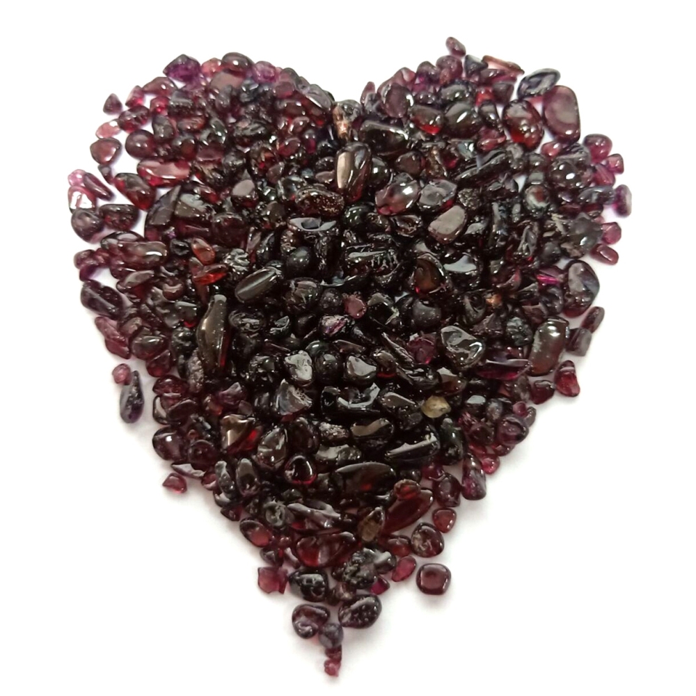 Chip Garnet Beads for Home Decoration & Decor Making Jewelry 100Gram Crushed Irregular Tumbled Stone Pieces Beads No hole