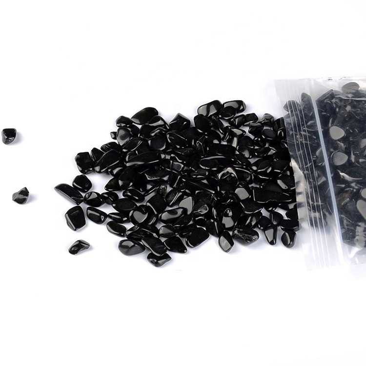 Chip Black Obsidian Beads for Home Decoration & Decor Making Jewelry 100Gram Crushed Irregular Tumbled Stone Pieces Beads No hole