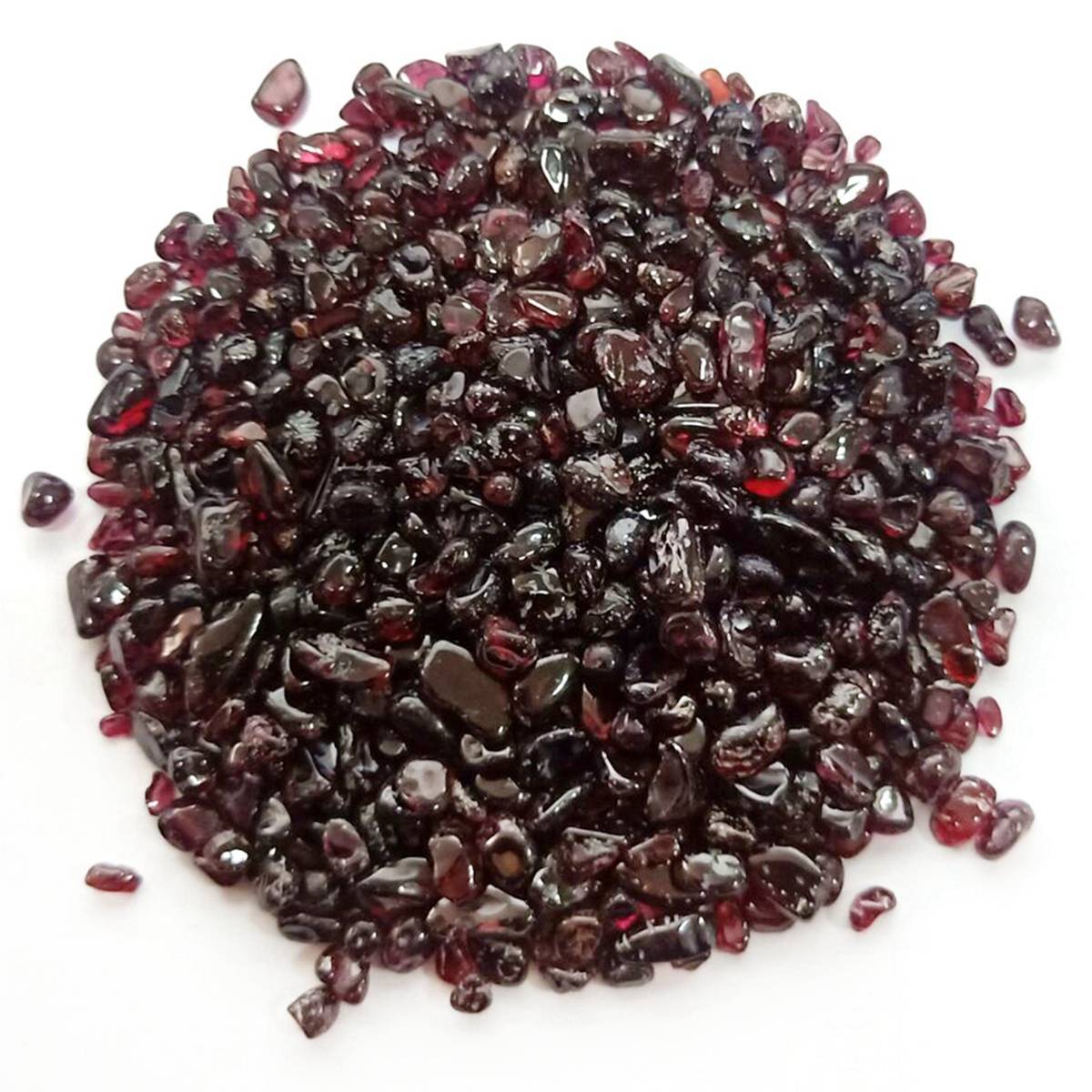 Chip Garnet Beads for Home Decoration & Decor Making Jewelry 100Gram Crushed Irregular Tumbled Stone Pieces Beads No hole