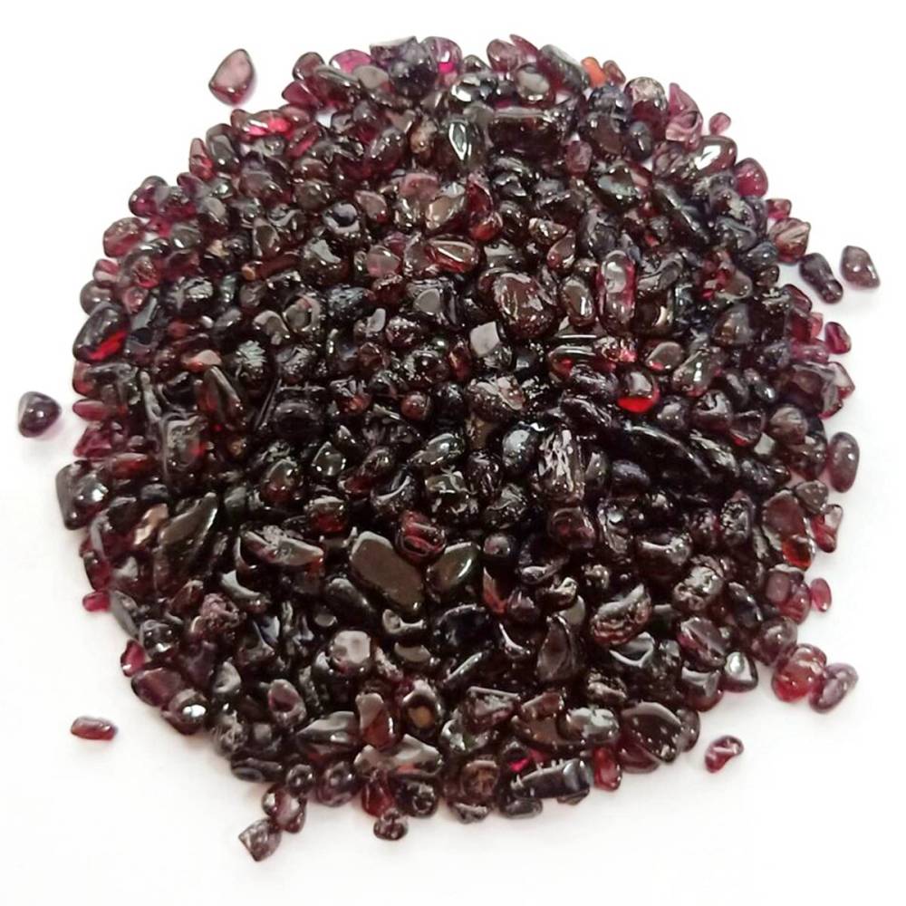 Chip Garnet Beads for Home Decoration & Decor Making Jewelry 100Gram Crushed Irregular Tumbled Stone Pieces Beads No hole