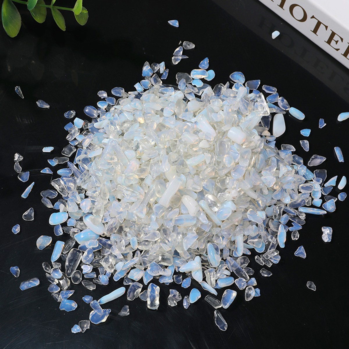 Chip Opal Beads for Home Decoration & Decor Making Jewelry 100Gram Crushed Irregular Tumbled Stone Pieces Beads No hole
