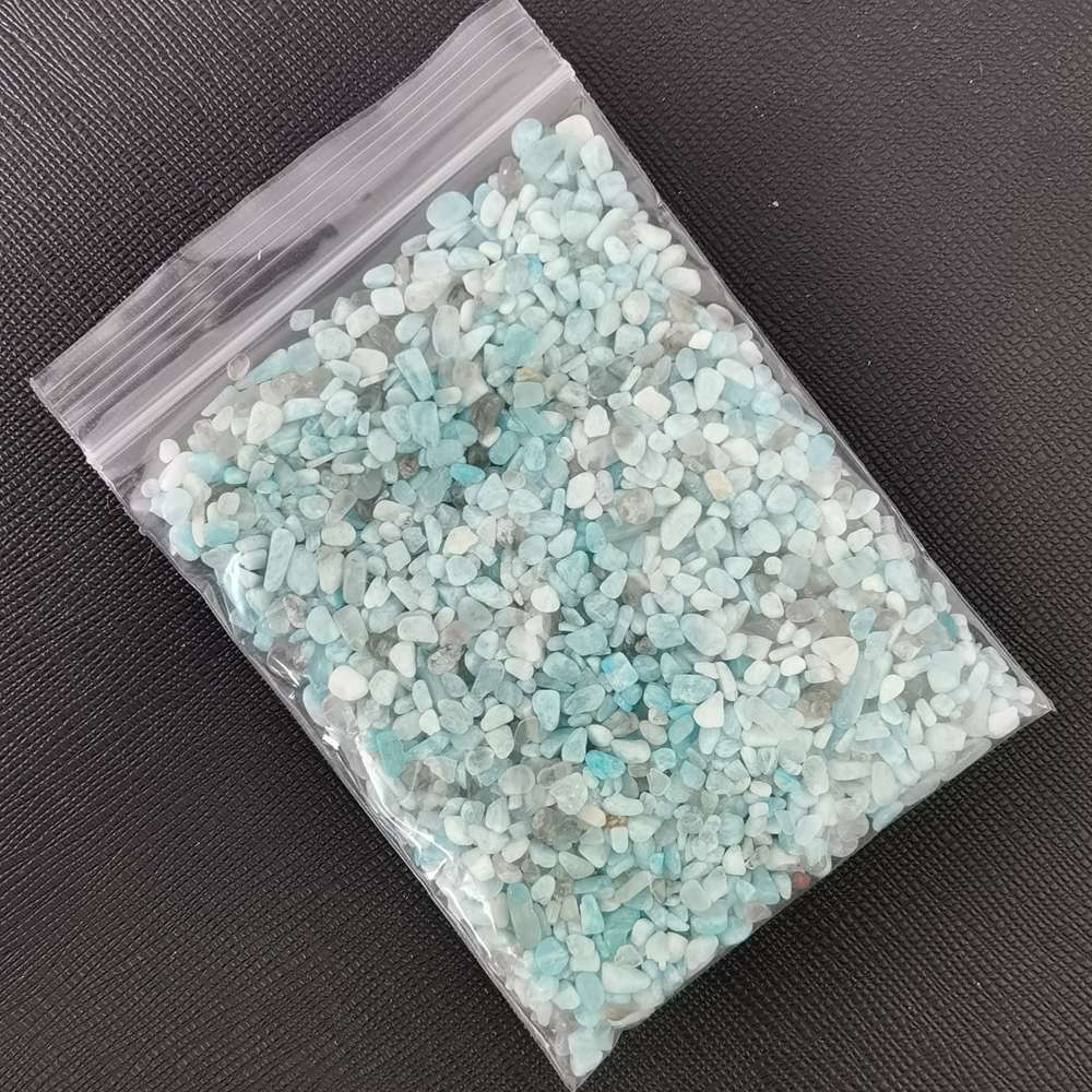 Chip Amazonalite Beads for Home Decoration & Decor Making Jewelry 100Gram Crushed Irregular Tumbled Stone Pieces Beads No hole