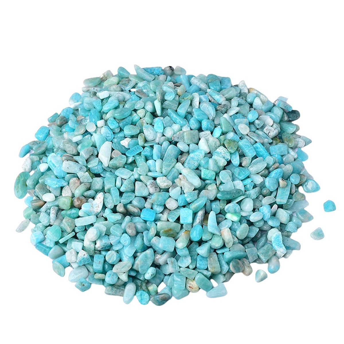 Chip Amazonalite Beads for Home Decoration & Decor Making Jewelry 100Gram Crushed Irregular Tumbled Stone Pieces Beads No hole