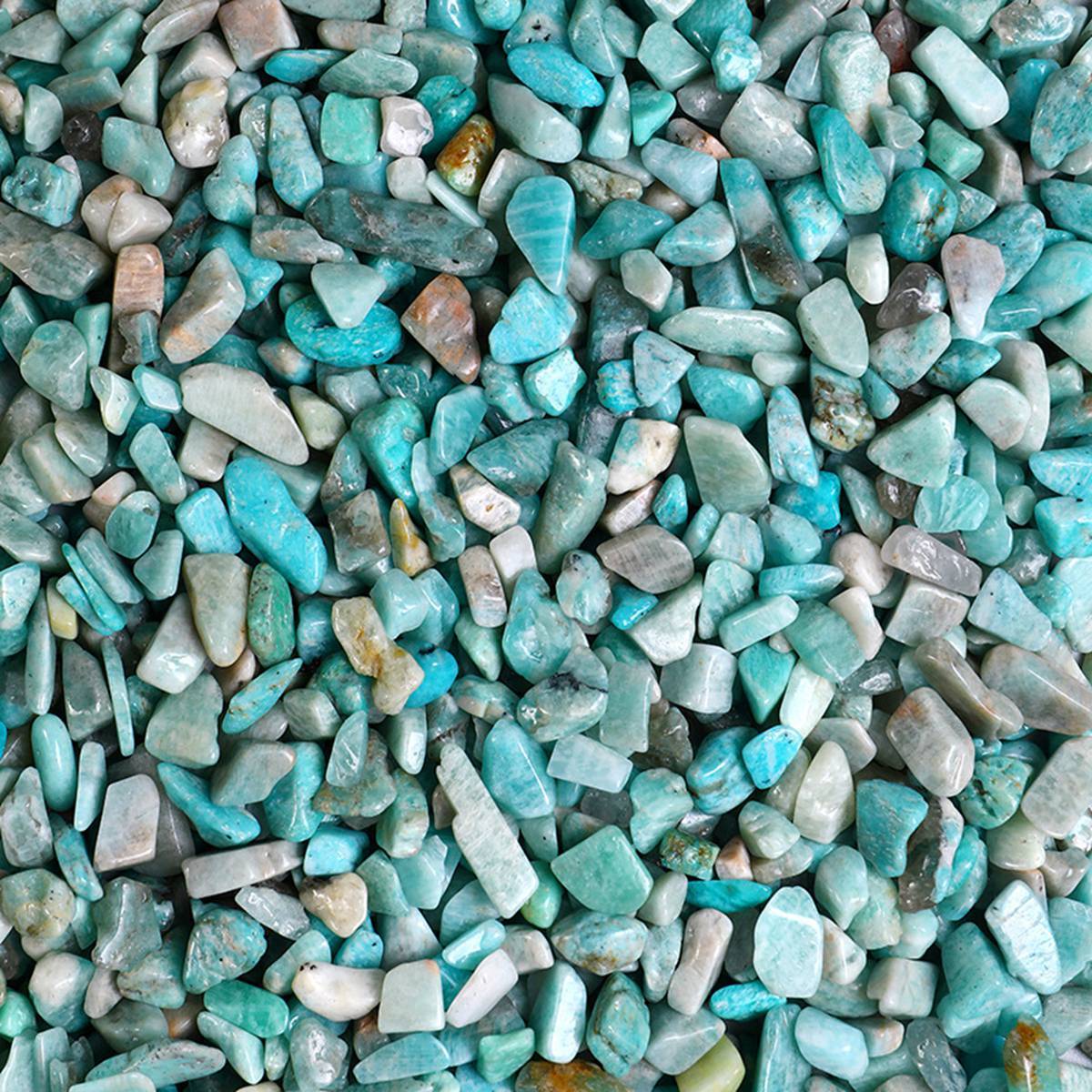 Chip Amazonalite Beads for Home Decoration & Decor Making Jewelry 100Gram Crushed Irregular Tumbled Stone Pieces Beads No hole