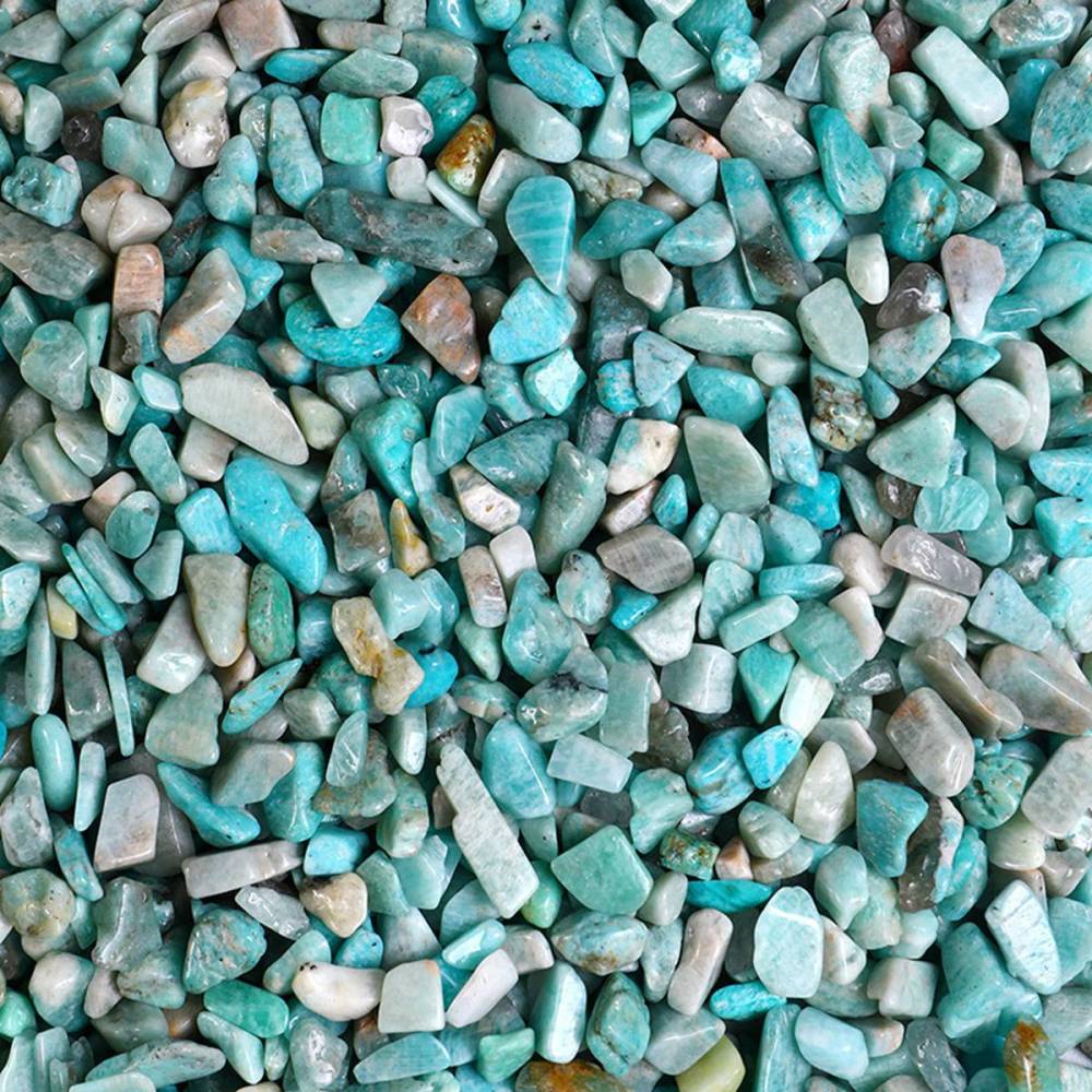 Chip Amazonalite Beads for Home Decoration & Decor Making Jewelry 100Gram Crushed Irregular Tumbled Stone Pieces Beads No hole