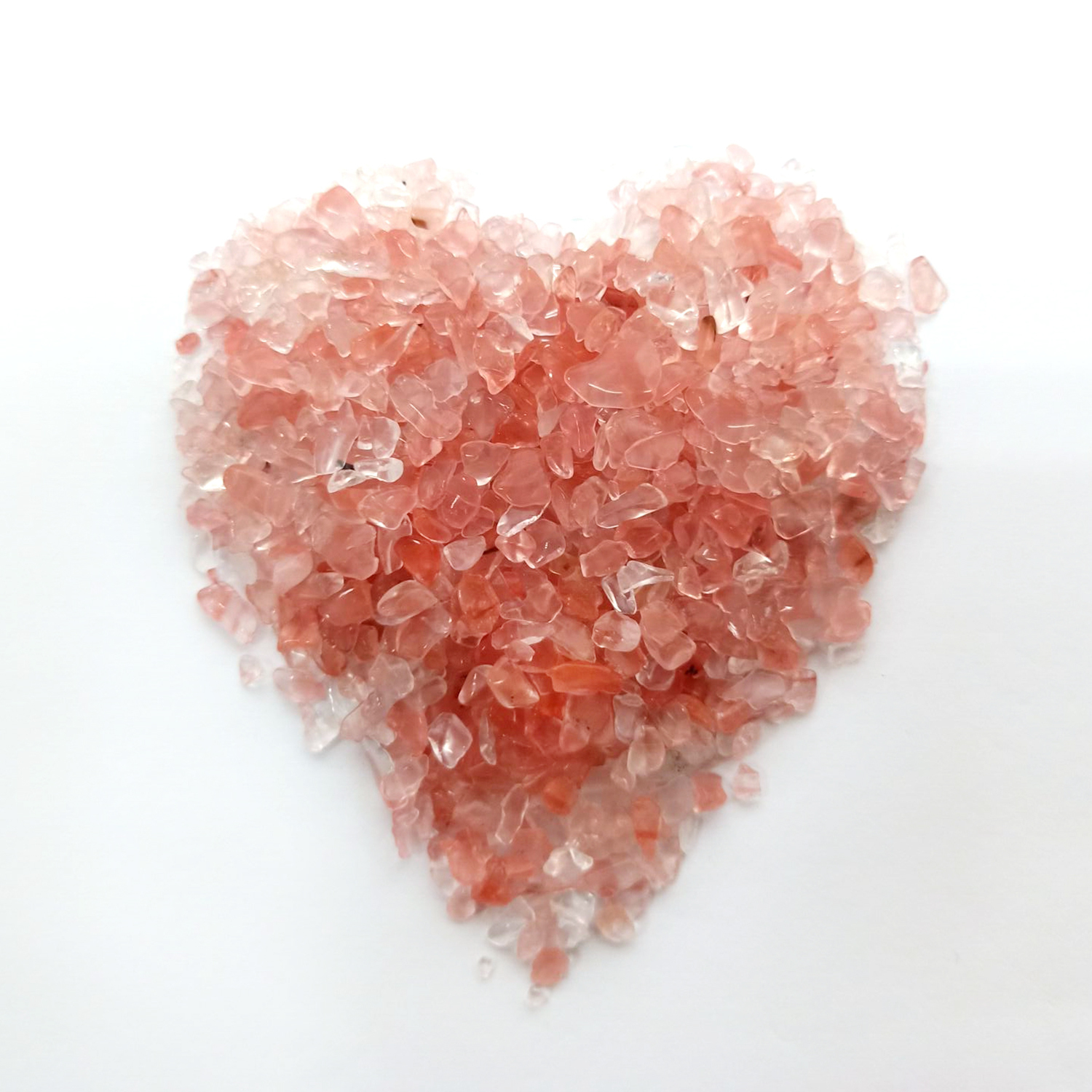 Chip Cherry Quartz Beads for Home Decoration & Decor Making Jewelry 100Gram Crushed Irregular Tumbled Stone Pieces Beads No hole